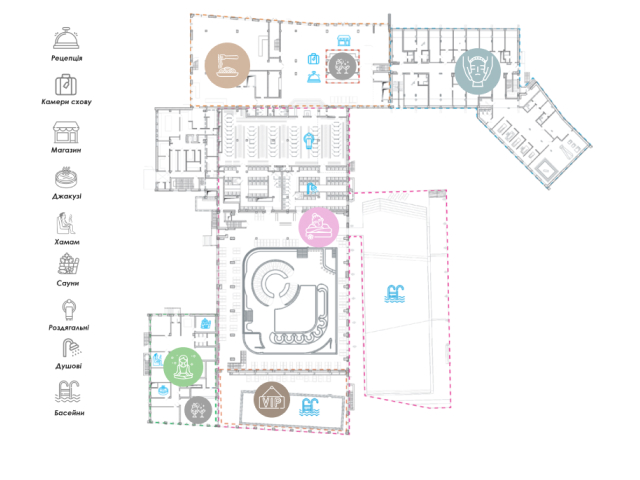 Планування комплексу Rikka